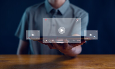 watch online streaming video. to watch online entertainment streaming,  watch video and live concert, listen to music, online learning.