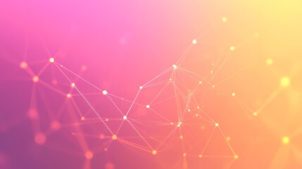 Abstract background featuring interconnected lines and dots in a modern digital design