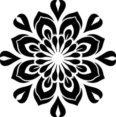 Fototapeta premium Mandala Stencil Vector Design, Intricate Mandala Stencil Art, Circular Mandala Stencil Vector, Decorative Mandala Template Design, Floral Mandala Stencil Vector, Traditional Mandala Vector Art, Abstra