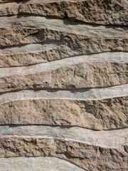 Stone Tile Wall with Animal Print Engraved Giraffe Zebra for background