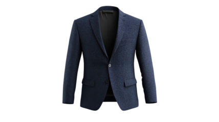 Stylish navy blazer designed for formal occasions and professional wear, ideal for business and social events