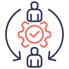 Delegation Dual Tone Icon