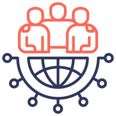 Cultural Sensitivity Dual Tone Icon