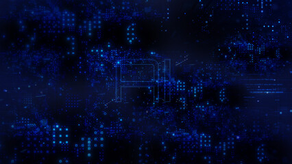 High tech style abstract grunge background.