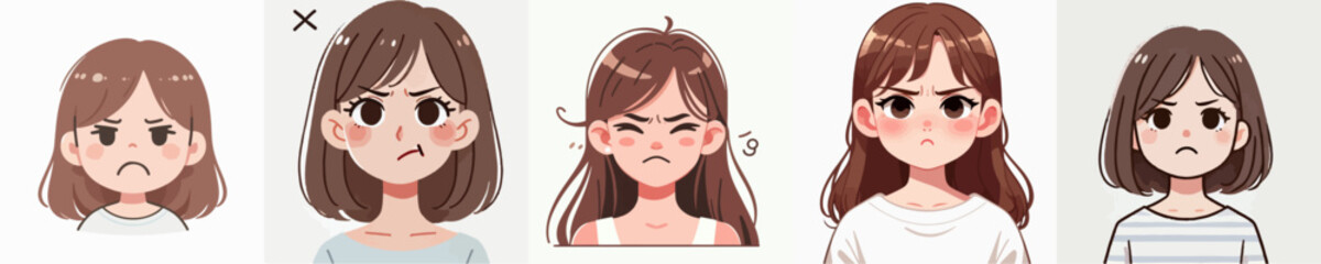 Vector of a child throwing a tantrum