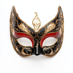 Opera mask isolated on white background Generative ai