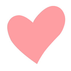 drawn love heart collection