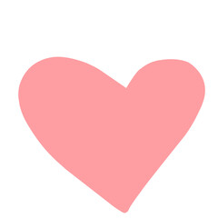 drawn love heart collection