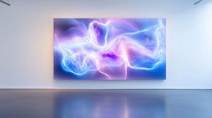 Electric Blues and Purples Artistic Vibrance