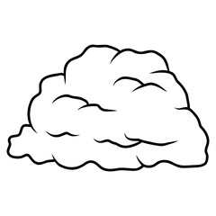 vector illustration of bushes