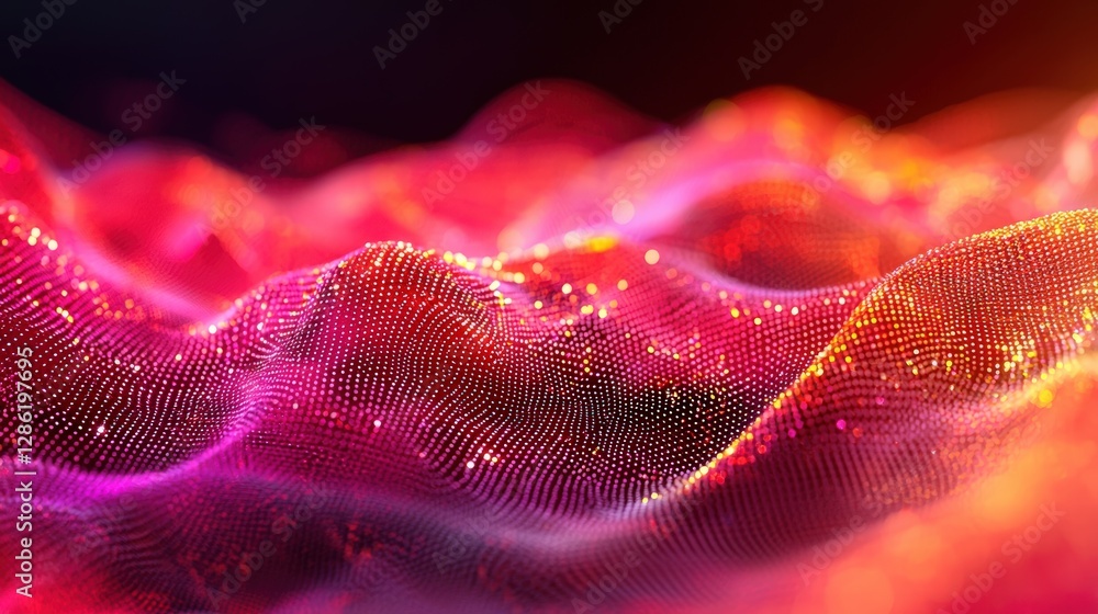 Aufkleber colorful background filled with vibrant small dots creating a fun and playful atmosphere