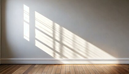Clean white interior wall with subtle lighting creating soft shadows and a smooth surface
