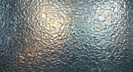 Abstract Texture:  Close-up of a Frosted Glass Surface