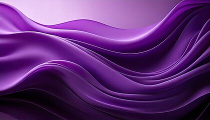 Smooth abstract purple wavy background with empty space for layout
