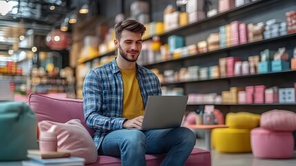 Fototapeta premium Unlock the Secrets of Next Level E Commerce Marketing Explore Innovative Strategies for Driving Viral Content Building Powerful Brands