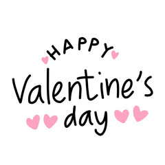 Happy Valentines Day typography