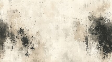 Stylish black and white wallpaper with abstract paint splashes for modern interior design