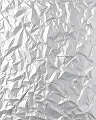 Papel de aluminio rugoso.