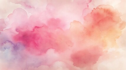 Fototapeta premium abstract watercolor background with flowers
