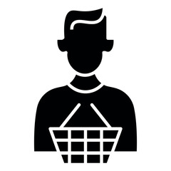 buyer vector icon