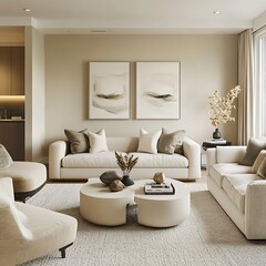 A luxurious space filled with bold furniture and art image