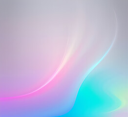  Neon gradient wave light in pink and blue tones on dark background creating futuristic and vibrant visuals for modern tech-inspired or artistic abstract.generative ai