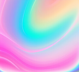  Neon gradient wave light in pink and blue tones on dark background creating futuristic and vibrant visuals for modern tech-inspired or artistic abstract.generative ai