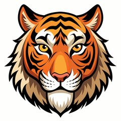 Tiger head vector 