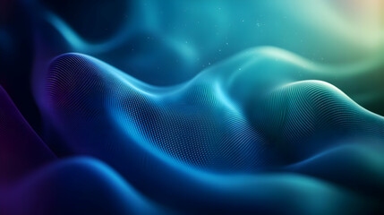 Fototapeta premium Abstract colorful waves flowing gently, evoking a sense of calm and creativity. Perfect for digital backgrounds or artistic projects.