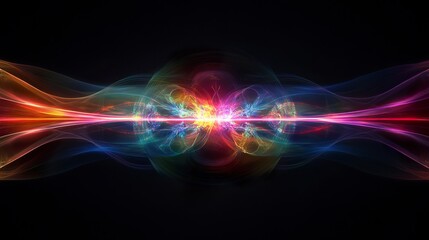 Colorful abstract wallpaper with vibrant patterns and shapes for digital backgrounds