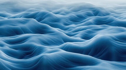 Obraz premium A detailed close-up view of a vibrant blue ocean showcasing dynamic waves, capturing the essence of the water's movement and color.