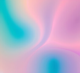 Obraz premium Neon gradient wave light in pink and blue tones on dark background creating futuristic and vibrant visuals for modern tech-inspired or artistic abstract.generative ai