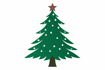 christmas tree vector illustration