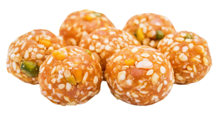 Delicious energy balls made from nuts and seeds, perfect for a healthy snack or dessert option at any time of the day