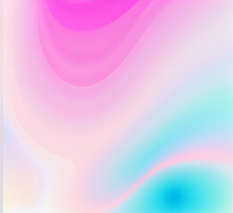 Obraz premium Neon gradient wave light in pink and blue tones on dark background creating futuristic and vibrant visuals for modern tech-inspired or artistic abstract.generative ai