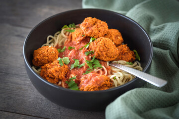  Spaghetti and Meatballs in Tomato Sauce