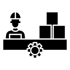 manufacturing vector icon