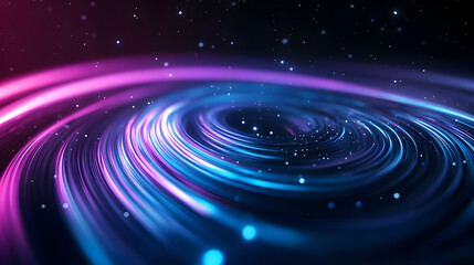 A vibrant, swirling abstract design with purple and blue tones, perfect for backgrounds or digital art projects.