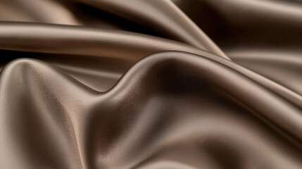 Obraz premium Silky satin fabric in the trendy Mocha Mousse shade