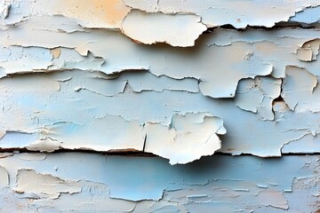 Obraz premium Weathered Blue Peeling Paint Texture for Backgrounds and Design Projects