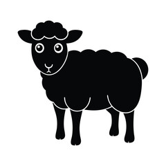 black and white sheep