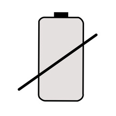 Battery charge flat icons