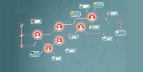 Digital Communication Network Visualization
