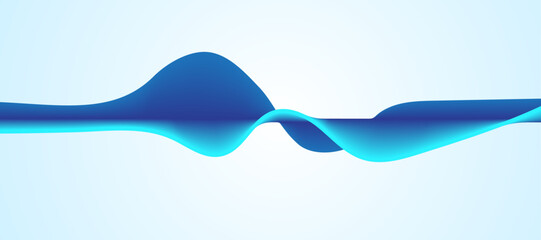 Modern Blue Abstract Background Vector Illustration