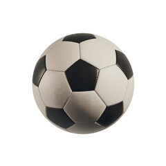 Fototapeta premium Realistic Soccer Ball Transparent Background Sport Icon