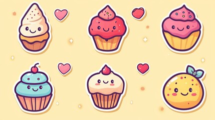 Adorable Cupcakes And A Happy Orange Delight