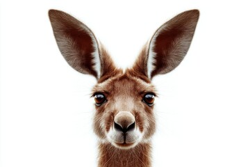 Fototapeta premium Closeup Portrait of a Red Kangaroo