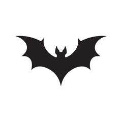 Vampire Bat Silhouette EPS – Spooky Flying Bat Vector Image