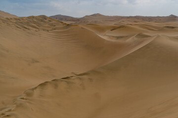 sand dunes in the sahara desert