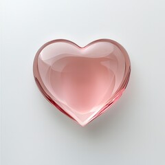 Embracing serenity a love affair with red and pink hearts in a minimalist setting